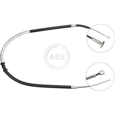 A.B.S. Handbremsseil Seilzug Festellbremse K17437 A.B.S. Handbremsseil Seilzug Festellbremse K17437