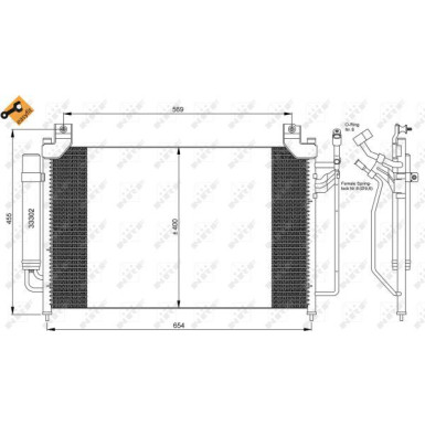 Kondensator, Klimaanlage EASY FIT 35881