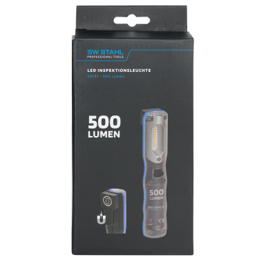 S9791 SW-Stahl LED Inspektionslampe 500 Lumen S9791 SW-Stahl LED Inspektionslampe 500 Lumen