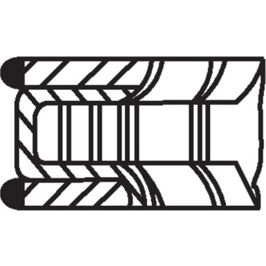 MAHLE Kolbenringsatz 003 99 N1