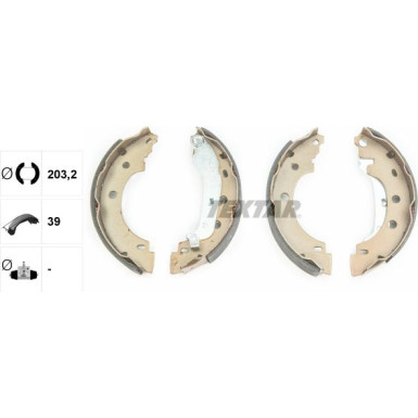 91052800 Bremsbackensatz