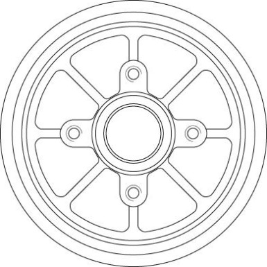 71 472 012 Bremstrommel m. Radlager u. R | CITROEN,PEUGEOT 96 | DB4220MR