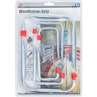 BGS Wandhaken-Sortiment 6-tlg BGS Do it yourself 88300