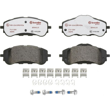 BREMBO Bremsklötze XTRA VA | CITROEN,OPEL,PEUGEOT,PEUGEOT | P 61 120X BREMBO Bremsklötze XTRA VA | CITROEN,OPEL,PEUGEOT,PEUGEOT | P 61 120X