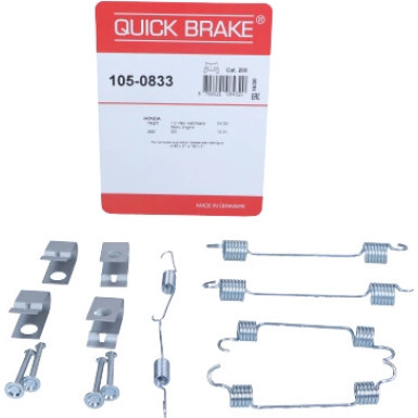 391-0833 Montagesatz f.Bremsbacken | HONDA Jazz 02 | 105-0833