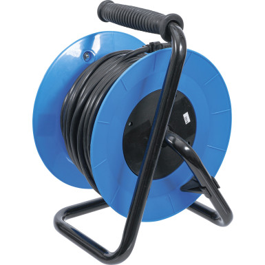 BGS Kabeltrommel | 25 m | 3x1,5 mm² | 4 Steckdosen | IP 20 | 3000 W | 3361