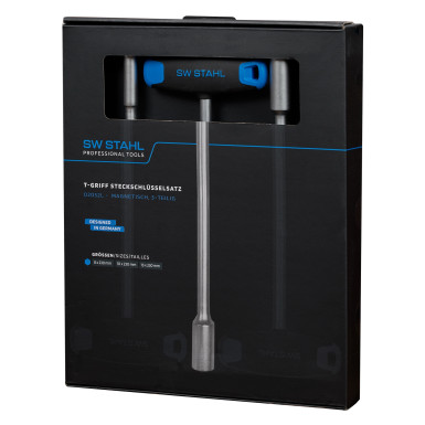 02052L SW-Stahl T-Griff Steckschl.satz, 8-10-13mm