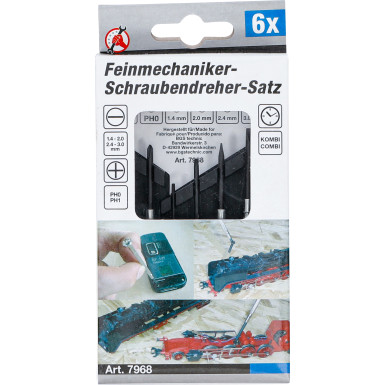 BGS Feinmechaniker-Schraubendreher-Satz 6-tlg BGS Do it yourself 7968