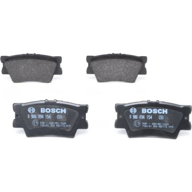 Bremsklötze | TOYOTA,LEXUS,DAIHATSU | 0 986 494 154