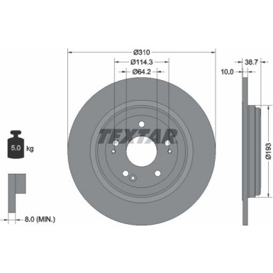 Bremsscheibe | 92306103