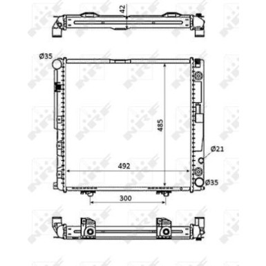 NRF Motorkühler 53872