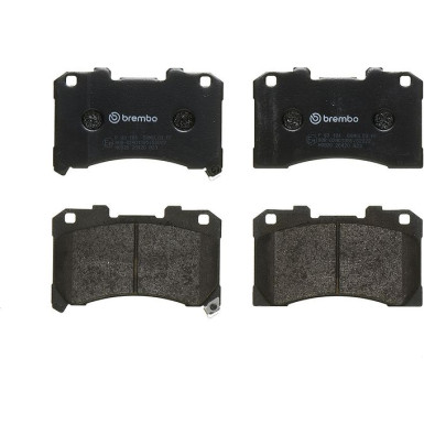 BREMBO Bremsbelagsatz, Scheibenbremse BREMBO Bremsbelagsatz, Scheibenbremse