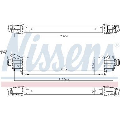 Ladeluftkühler PKW | Opel Corsa E 14 | 96311