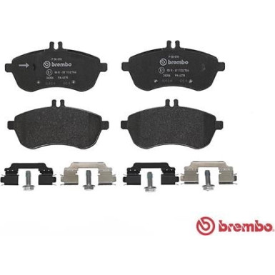 BREMBO Bremsbelagsatz, Scheibenbremse | P 50 070