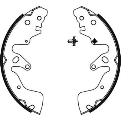 0 986 487 756 Bremsbackensatz 0 986 487 756 Bremsbackensatz