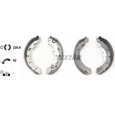 91079800 Bremsbackensatz 91079800 Bremsbackensatz