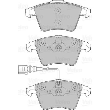 VALEO Bremsbeläge 598651