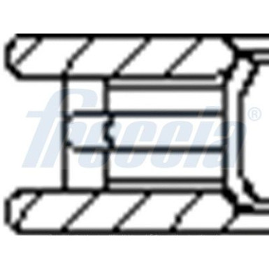 FRECCIA Kolbenringsatz FR10-062300