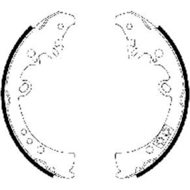 91066300 Bremsbackensatz