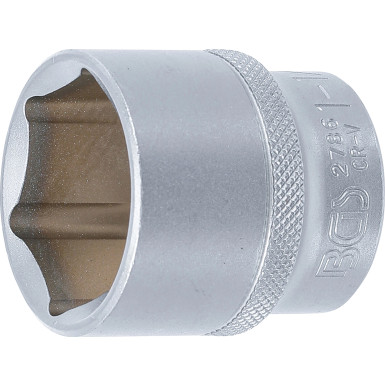 BGS Steckschlüssel-Einsatz Sechskant | Antrieb Innenvierkant 12,5 mm (1/2"""") | SW 1.1/4"""" | 2786
