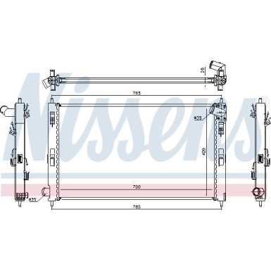 Wasserkühler PKW | MITSUBISHI OUTLANDER 2.2D 06 | 67359