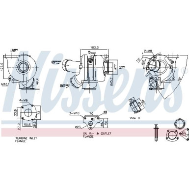 Nissens Turbo VW Touareg 02 FACTORY NEW 93729