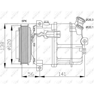 Kompressor, Klimaanlage EASY FIT 32117