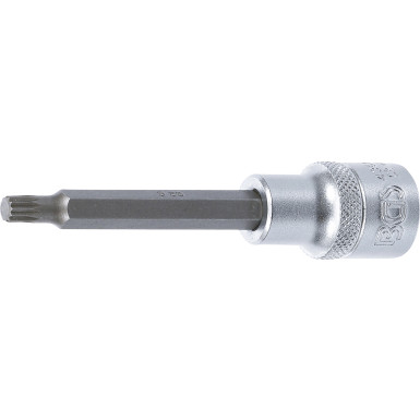 BGS Bit-Einsatz | Länge 100 mm | Antrieb Innenvierkant 12,5 mm (1/2"""") | Innenvielzahn (für XZN) M6 | 4360