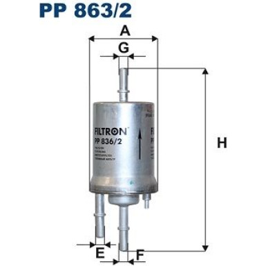 FILTRON Kraftstofffilter | PP 836/2