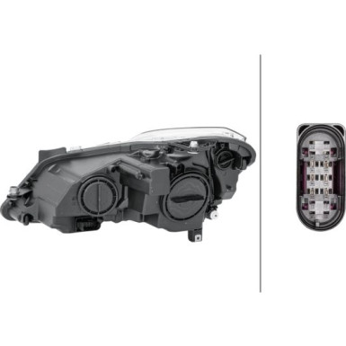 SCHEINWERFER R H7/H7 HELLA | MERCEDES E-KLASSE CABRIO 10-16 | 1EL 009 647-921 SCHEINWERFER R H7/H7 HELLA | MERCEDES E-KLASSE CABRIO 10-16 | 1EL 009 647-921