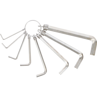 BGS Winkelschlüssel-Satz Innensechskant 2 - 10 mm 8-tlg BGS Do it yourself 7842