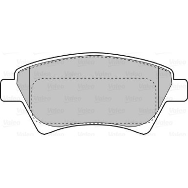 VALEO Bremsbeläge 598558