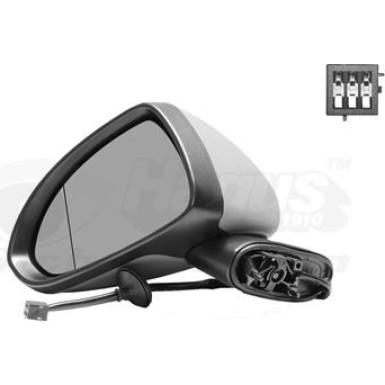 Aussenspiegel li. elek. Verstell | Opel Corsa D Asph. grundiert OE 6428245