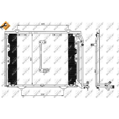 Kondensator, Klimaanlage EASY FIT 35214