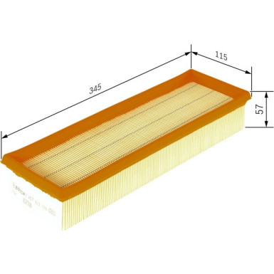 Luftfilter | RENAULT | 1457433299