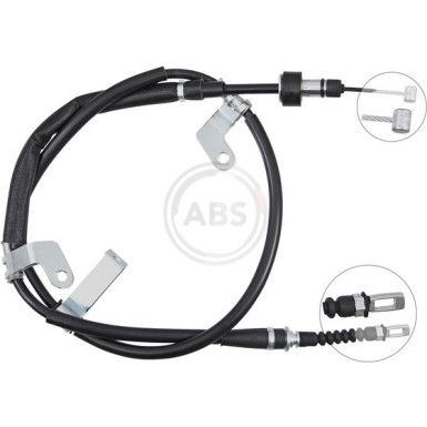 A.B.S. Handbremsseil Seilzug Festellbremse | K10069