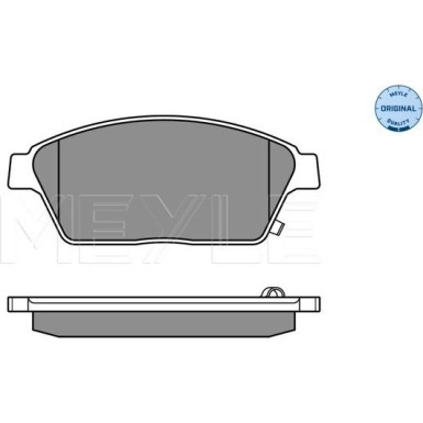 Bremsbelagsatz Opel P. Astra J 09-/Zafira C 11- Mit Sensor | 025 250 3418/W