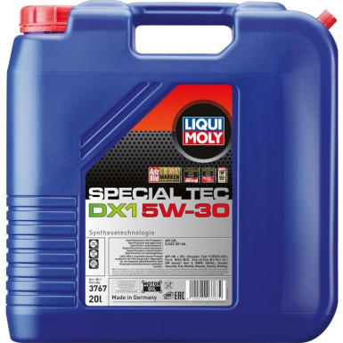 Liqui Moly Special Tec DX1 5W-30 20 l | 3767 | 20L Kanister Kunststoff