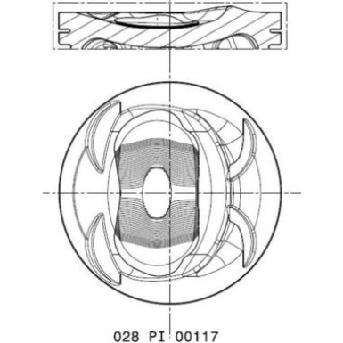 Kolben | 028 PI 00117 000