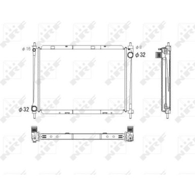 NRF Motorkühler NRF Motorkühler