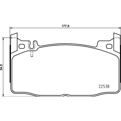 BREMBO Bremsbelagsatz, Scheibenbremse P 50 143 PRIME LINE