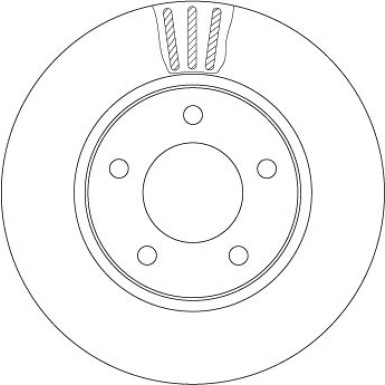Bremsscheibe Chrysler P. Voyage | DF4550