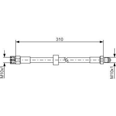 Bremsschlauch | VOLVO 940,740,240,960,760 | 1987476128