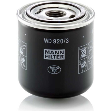 WD 920/3 Filter, Arbeitshydraulik