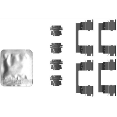 ZUBEHÖRSATZ, SCHEIBENBREMSBELAG | 82553300