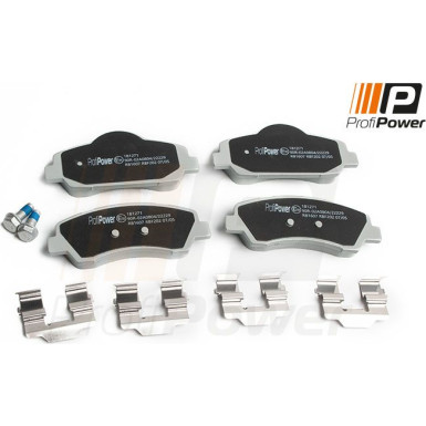 PROFIPOWER Bremsbelagsatz, Scheibenbremse 1B1271