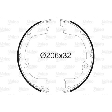 VALEO Bremsbacken | 564203