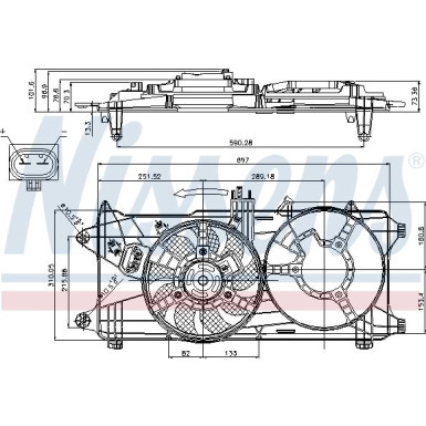Kühlerlüfter PKW | FIAT DOBLO JTD 01 | 85131