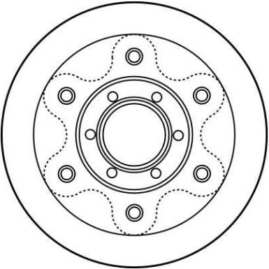 40 481 061 Bremsscheibe VA IVECO Daily 96 TRW SINGLE DF2788S