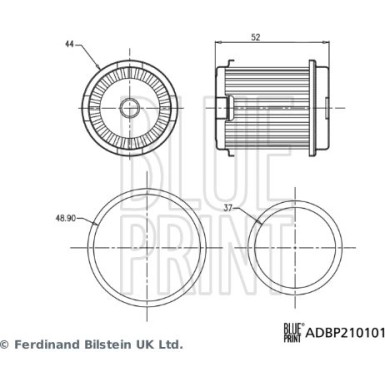 Hydraulikfilter, Automatikgetriebe | ADBP210101